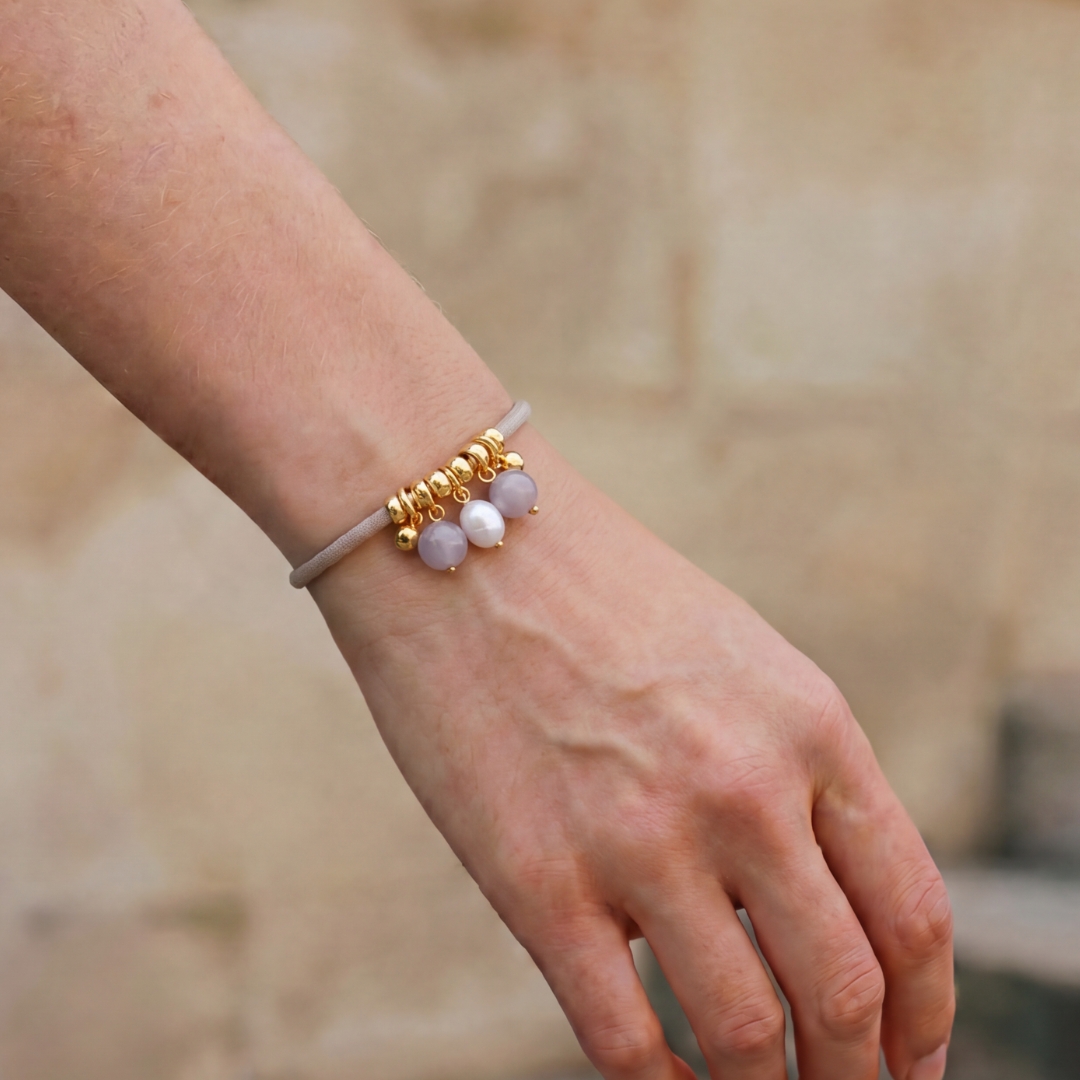 RPu00102-DB.Beige Bracelet RPu00102-DB - Image 1
