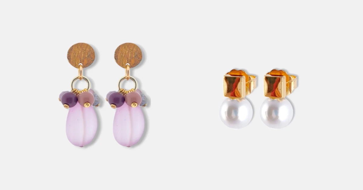 pendientes cortos de moda