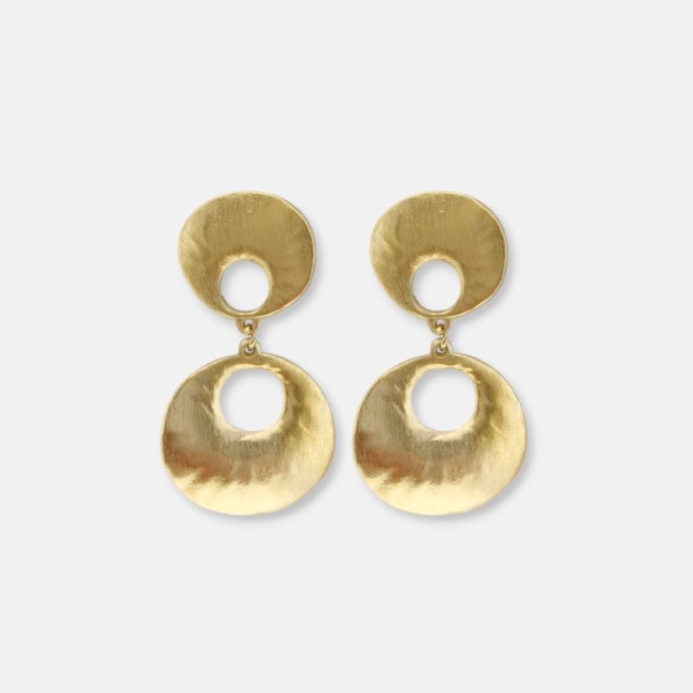 pendientes dita dorados